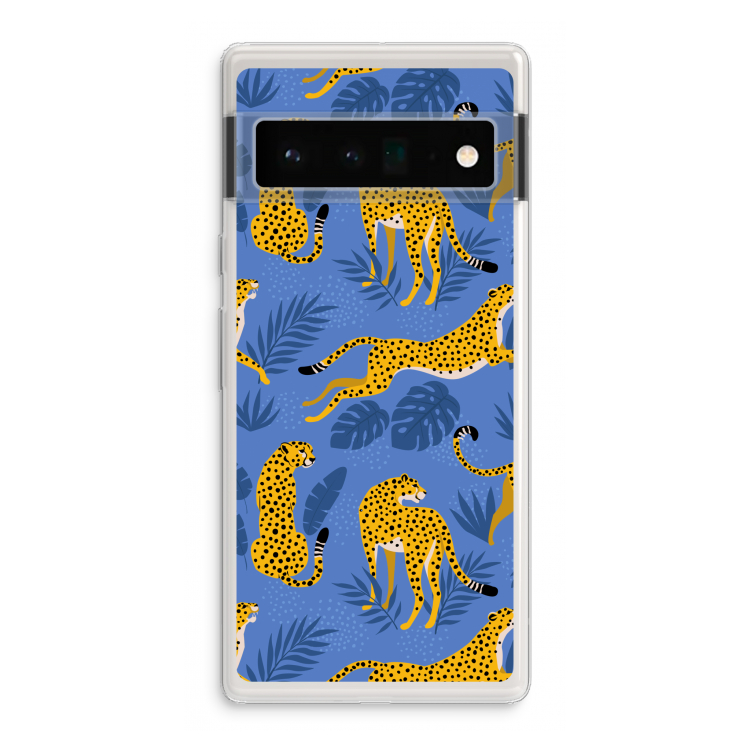 Luipaard: Google Pixel 6 Pro Transparant Hoesje