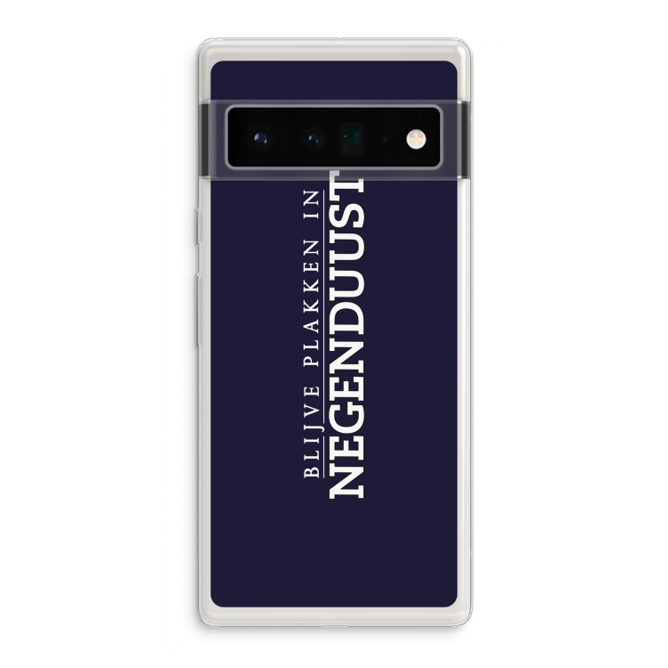 Blijve plakken in Negenduust: Google Pixel 6 Pro Transparant Hoesje