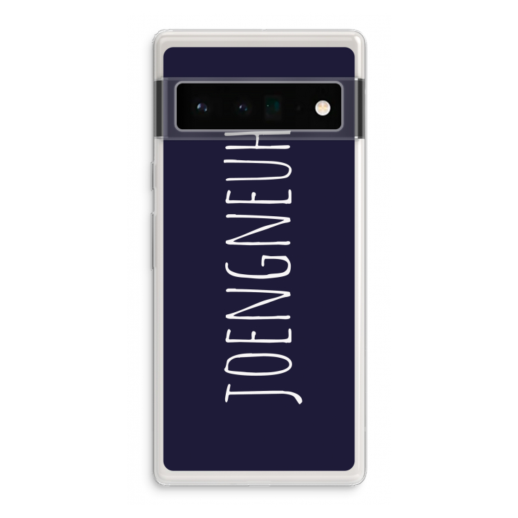 Joengneuh!: Google Pixel 6 Pro Transparant Hoesje