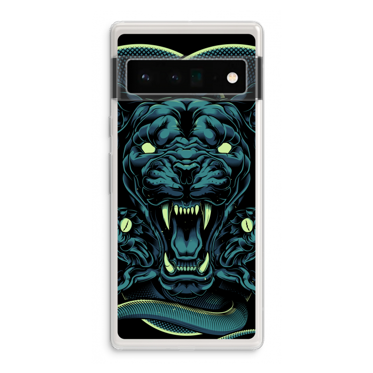Cougar and Vipers: Google Pixel 6 Pro Transparant Hoesje