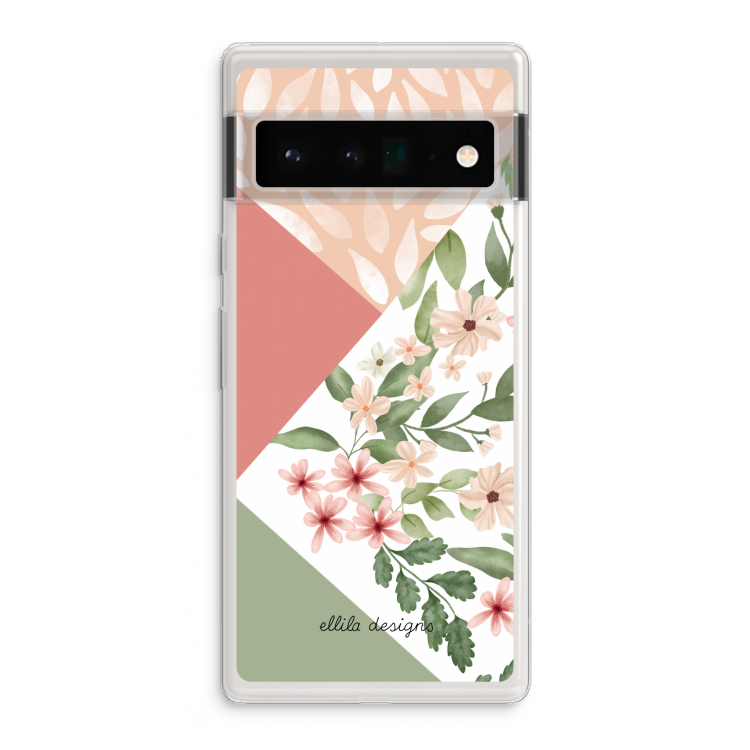 Sweet heaven geometrics: Google Pixel 6 Pro Transparant Hoesje