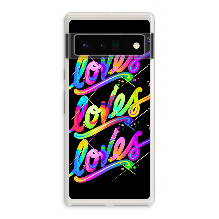 Loves: Google Pixel 6 Pro Transparant Hoesje