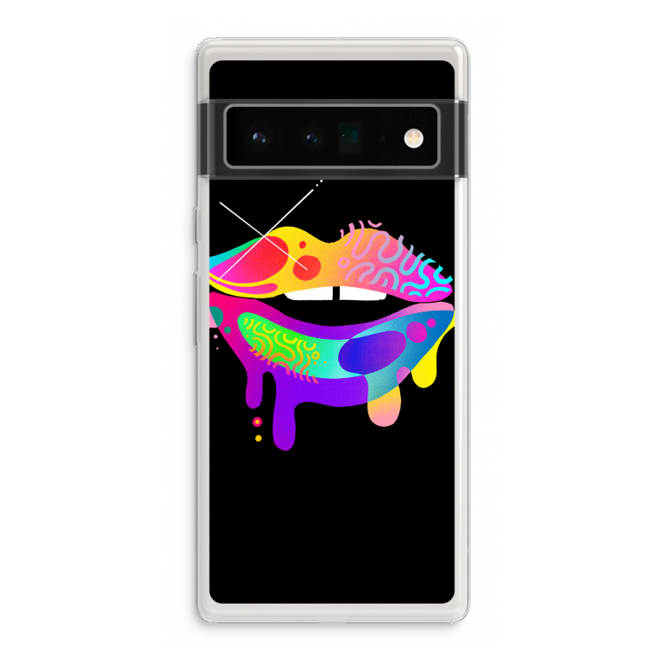 Lip Palette: Google Pixel 6 Pro Transparant Hoesje