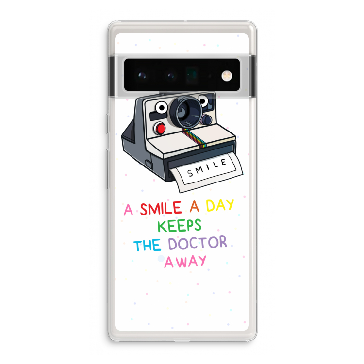 Smile: Google Pixel 6 Pro Transparant Hoesje