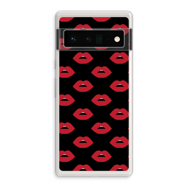 Lips: Google Pixel 6 Pro Transparant Hoesje