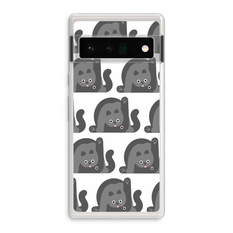 Cats: Google Pixel 6 Pro Transparant Hoesje