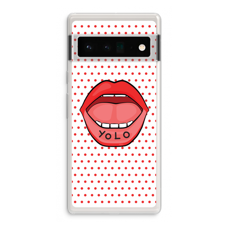 Yolo Denise: Google Pixel 6 Pro Transparant Hoesje