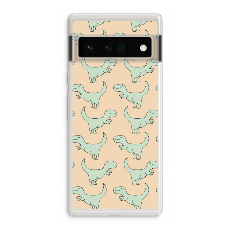 Dinos: Google Pixel 6 Pro Transparant Hoesje