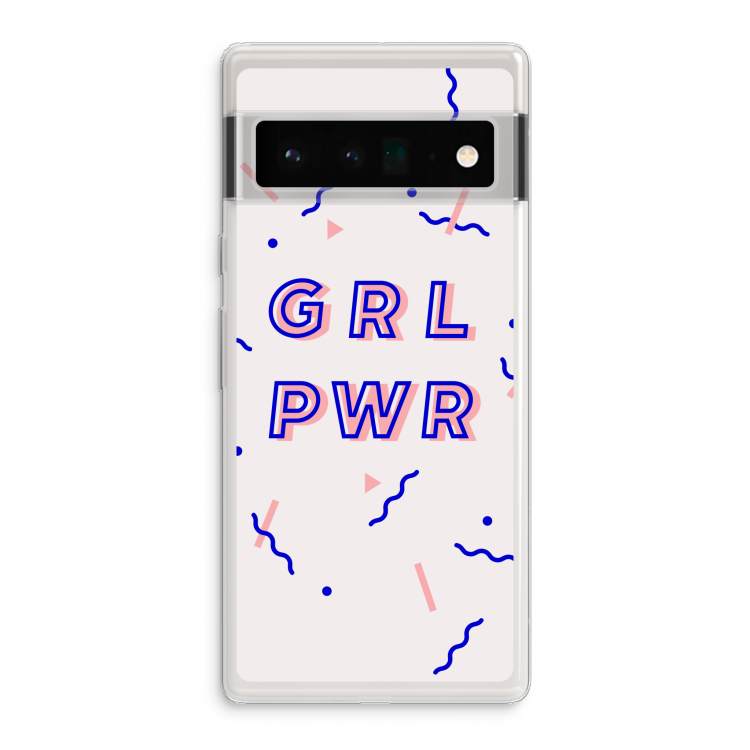 GRL PWR: Google Pixel 6 Pro Transparant Hoesje