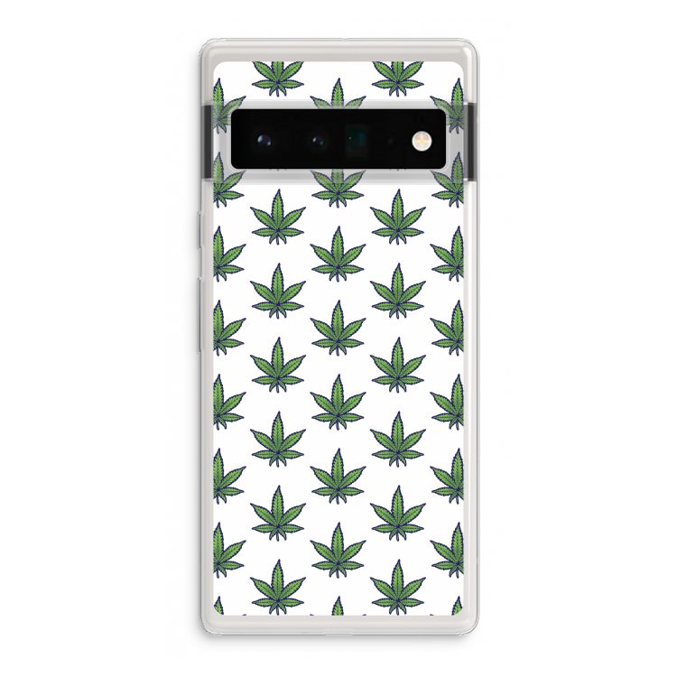 Weed: Google Pixel 6 Pro Transparant Hoesje