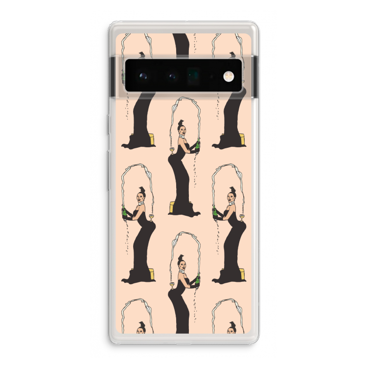 Pop Some Kim: Google Pixel 6 Pro Transparant Hoesje