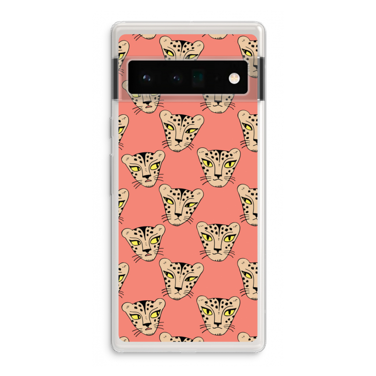 Tijger: Google Pixel 6 Pro Transparant Hoesje