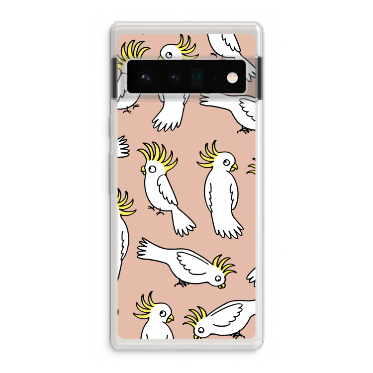 Papegaai: Google Pixel 6 Pro Transparant Hoesje