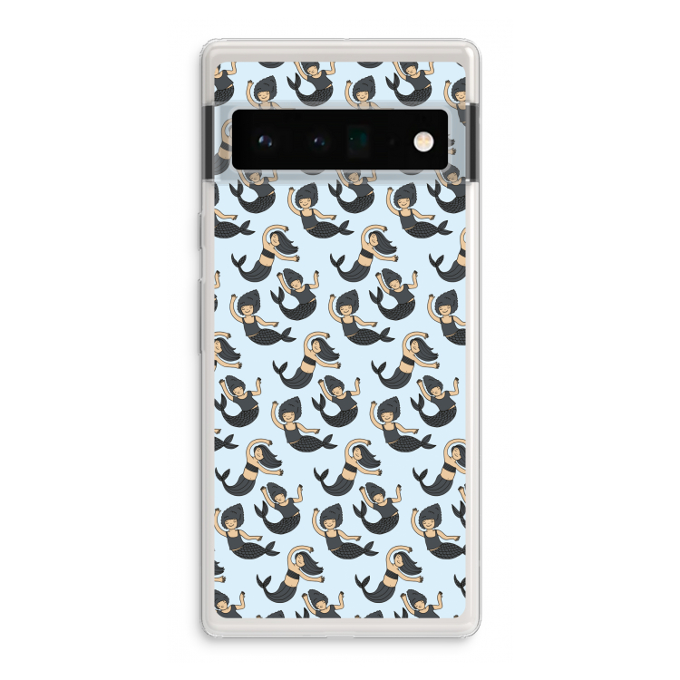 Zeemeermin: Google Pixel 6 Pro Transparant Hoesje