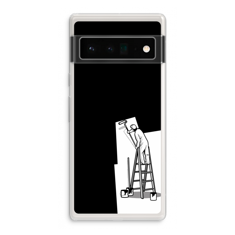 Musketon Painter: Google Pixel 6 Pro Transparant Hoesje