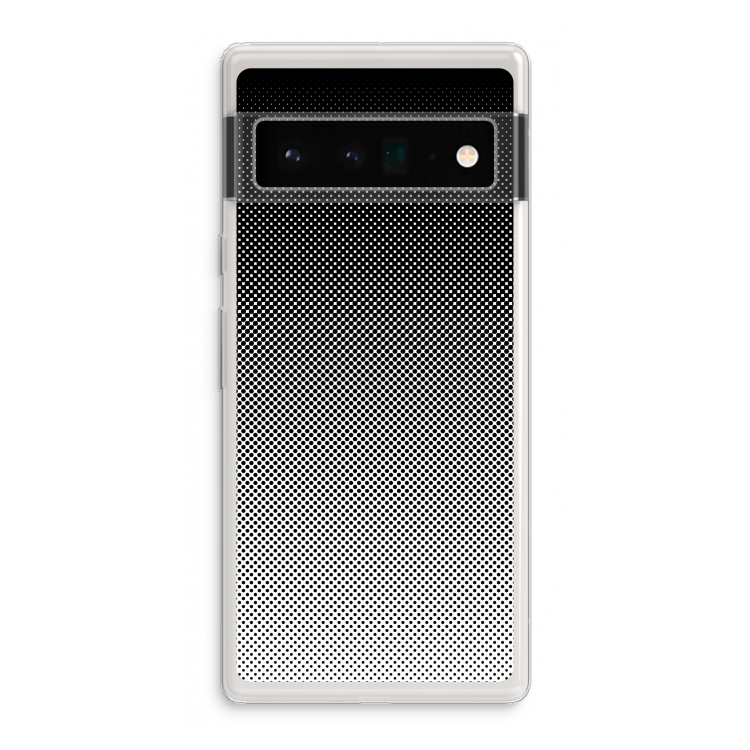 Musketon Halftone: Google Pixel 6 Pro Transparant Hoesje