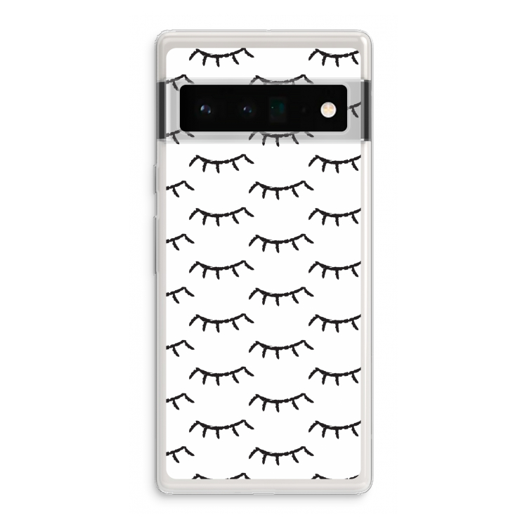 Wimpers: Google Pixel 6 Pro Transparant Hoesje