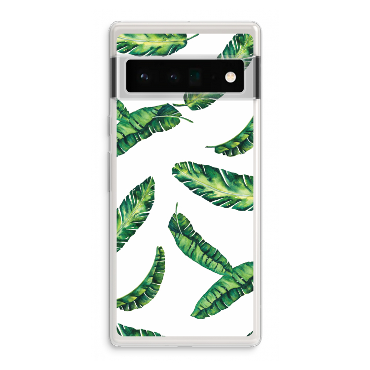 Lange bladeren: Google Pixel 6 Pro Transparant Hoesje