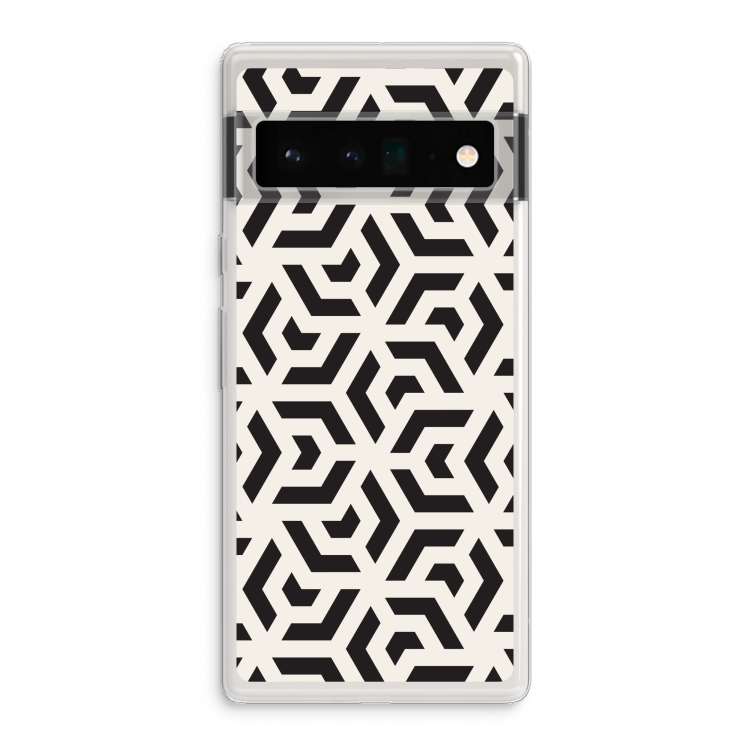 Crazy pattern: Google Pixel 6 Pro Transparant Hoesje