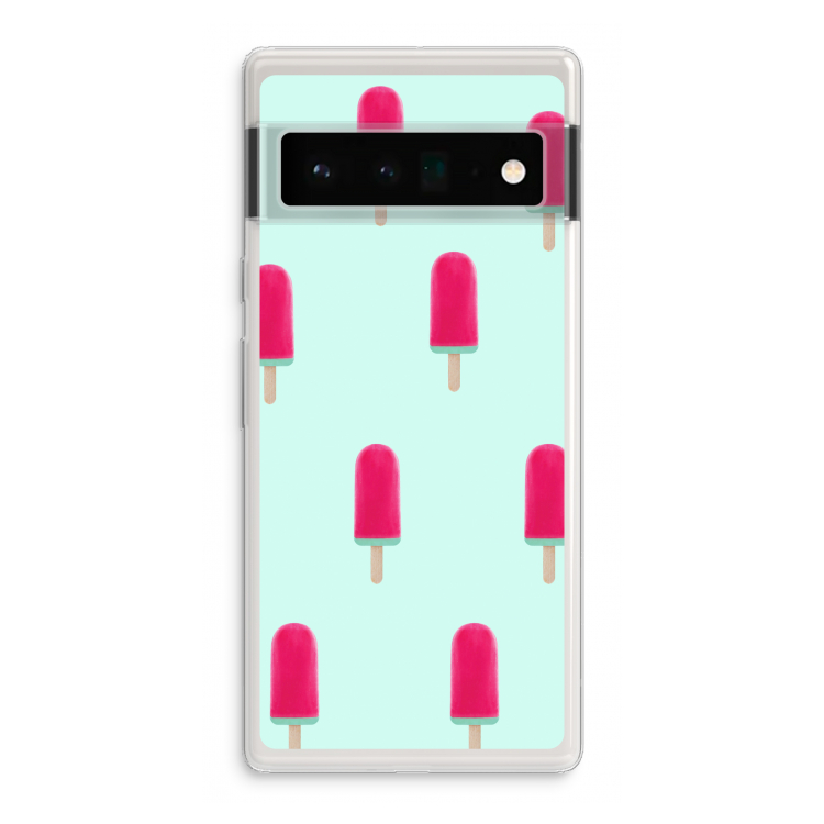 Waterijsje: Google Pixel 6 Pro Transparant Hoesje
