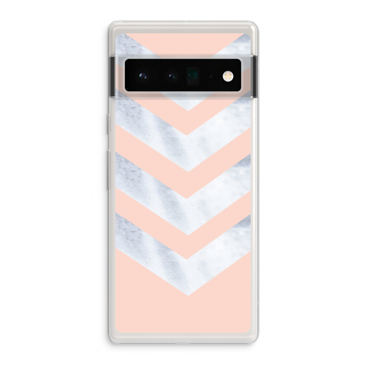 Marmeren pijlen: Google Pixel 6 Pro Transparant Hoesje