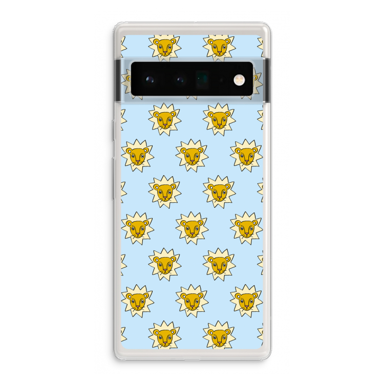 Leeuwenkoppen: Google Pixel 6 Pro Transparant Hoesje