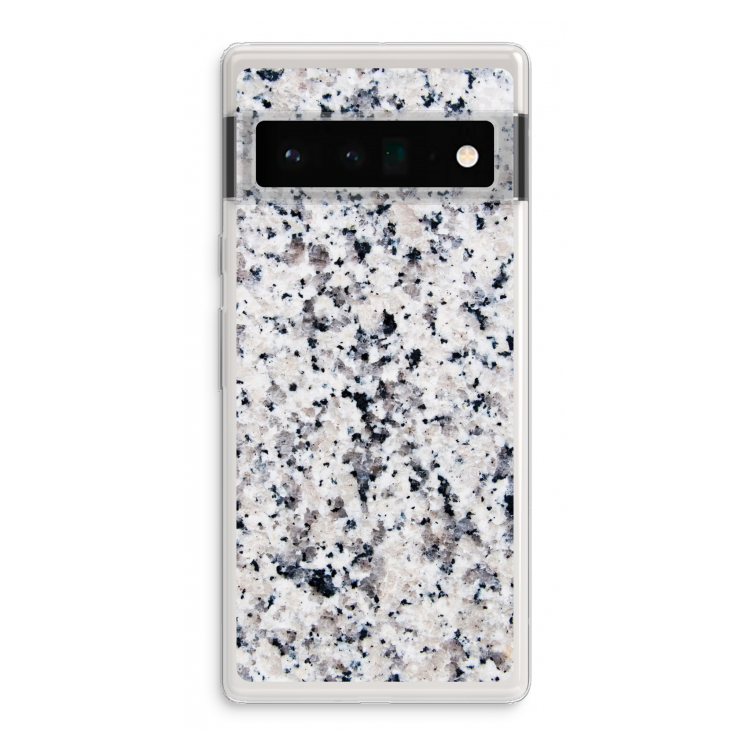 Gespikkelde marmer: Google Pixel 6 Pro Transparant Hoesje