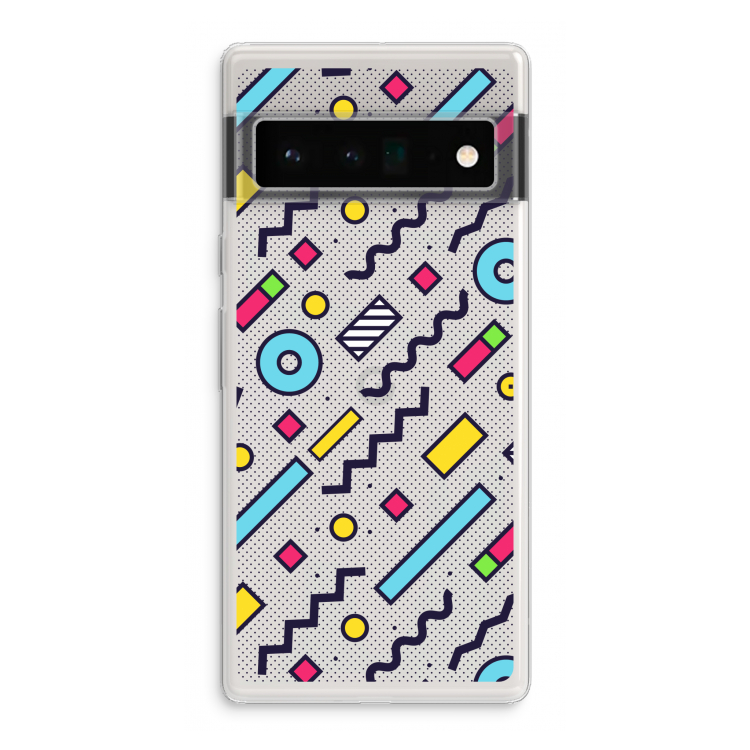 8-bit N°8: Google Pixel 6 Pro Transparant Hoesje
