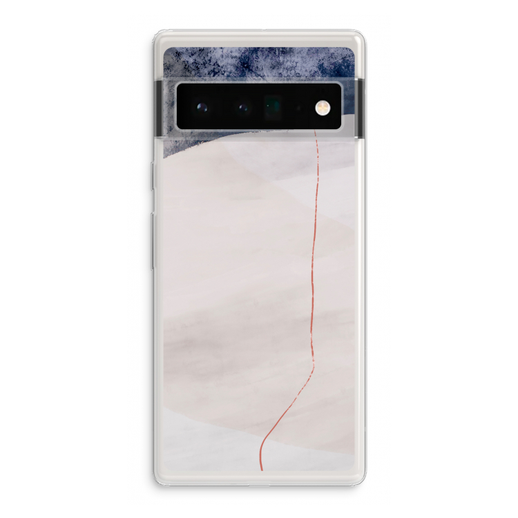 Stone White: Google Pixel 6 Pro Transparant Hoesje