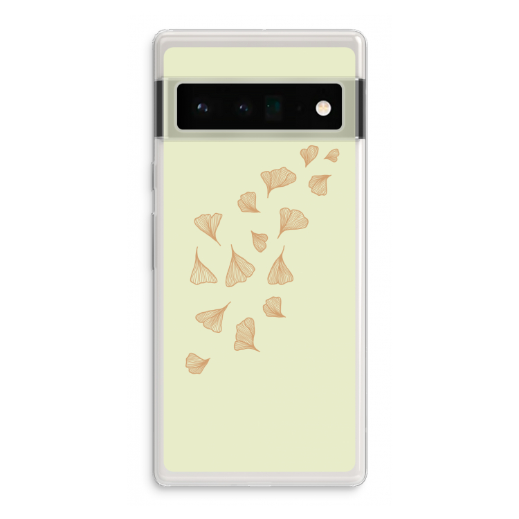 Falling Leaves: Google Pixel 6 Pro Transparant Hoesje