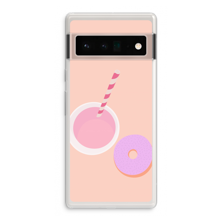 Donut: Google Pixel 6 Pro Transparant Hoesje