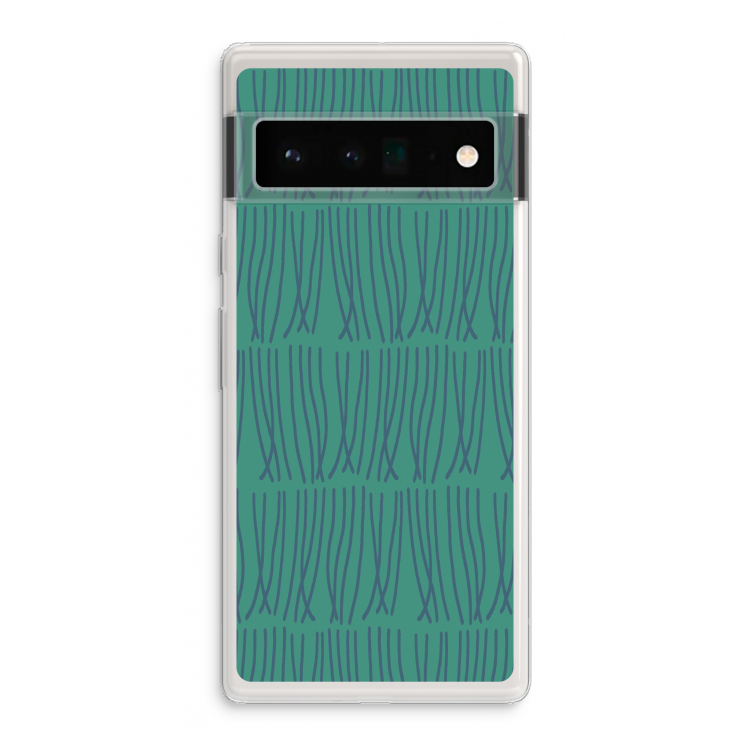 Swirls: Google Pixel 6 Pro Transparant Hoesje
