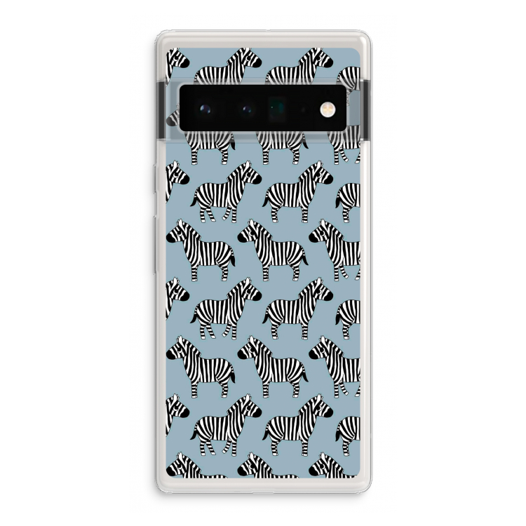 Zebra: Google Pixel 6 Pro Transparant Hoesje