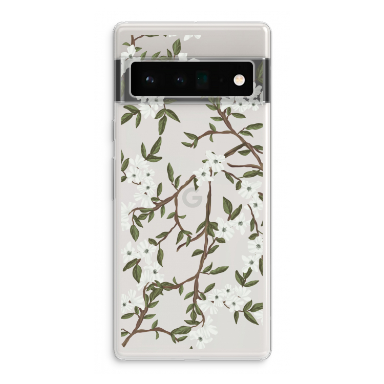 Blossoming spring: Google Pixel 6 Pro Transparant Hoesje