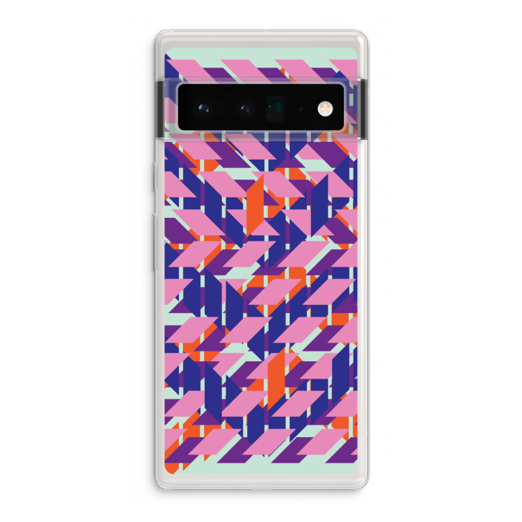 Skew Blush 3: Google Pixel 6 Pro Transparant Hoesje