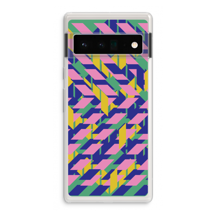 Skew Blush 1: Google Pixel 6 Pro Transparant Hoesje