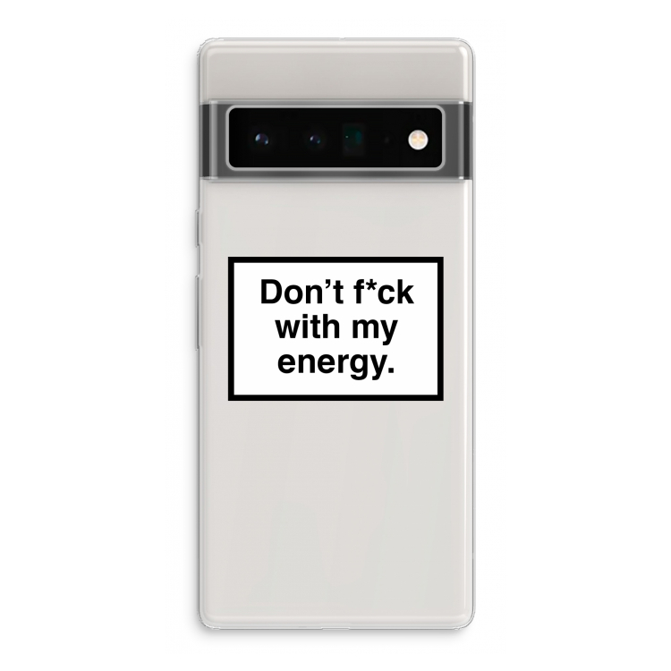 My energy: Google Pixel 6 Pro Transparant Hoesje