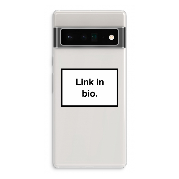 Link in bio: Google Pixel 6 Pro Transparant Hoesje