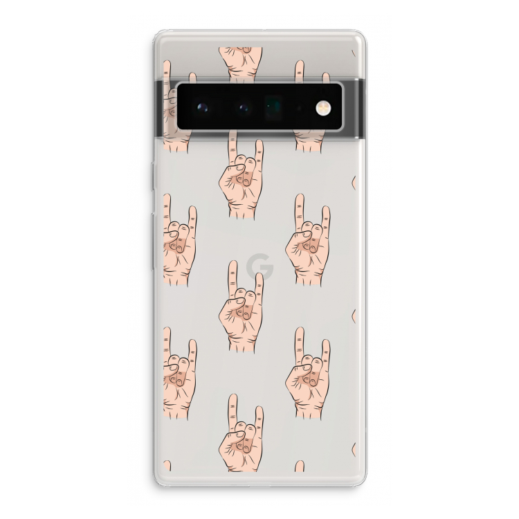 Rock: Google Pixel 6 Pro Transparant Hoesje