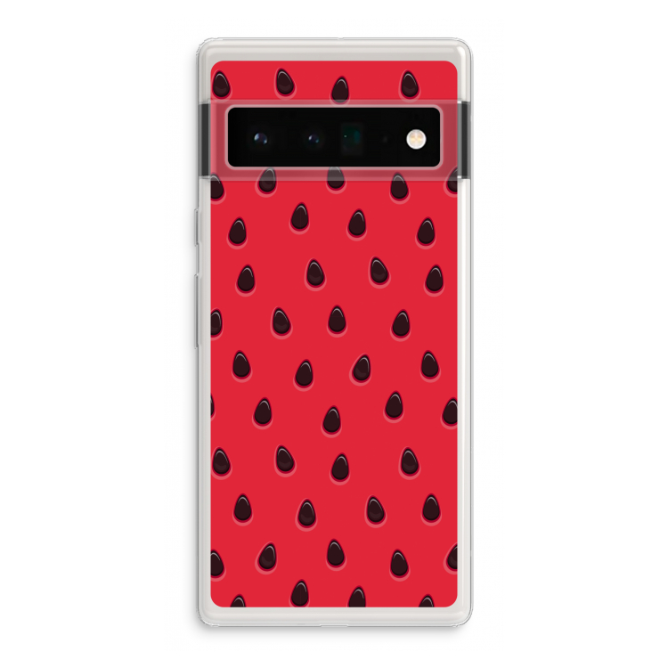 Watermelon: Google Pixel 6 Pro Transparant Hoesje
