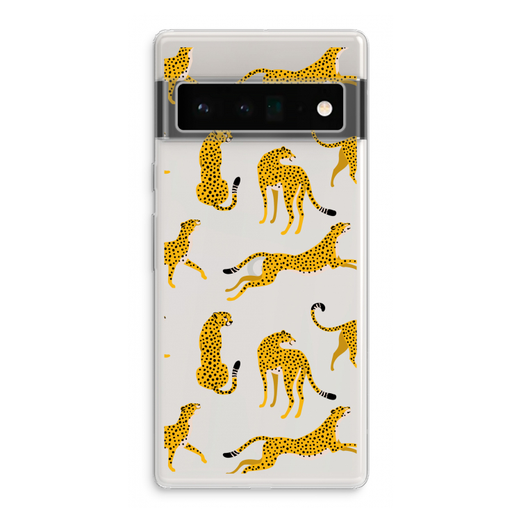 Luipaard: Google Pixel 6 Pro Transparant Hoesje
