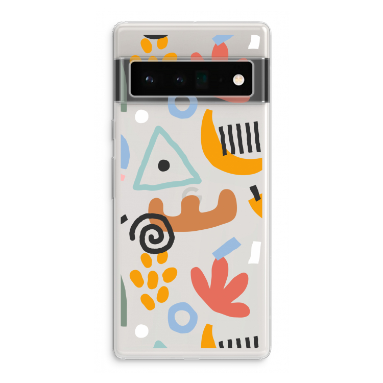 Abstract: Google Pixel 6 Pro Transparant Hoesje