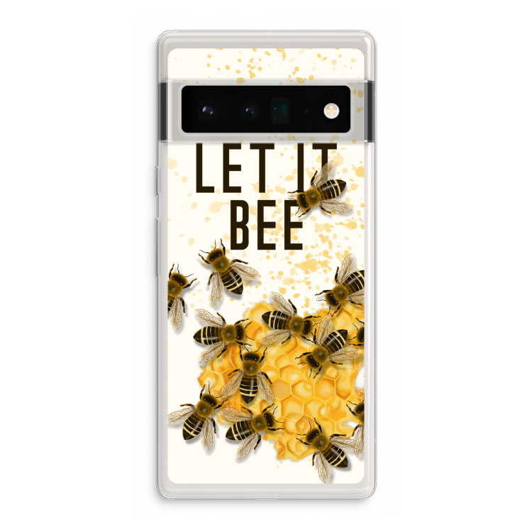 Let it bee: Google Pixel 6 Pro Transparant Hoesje