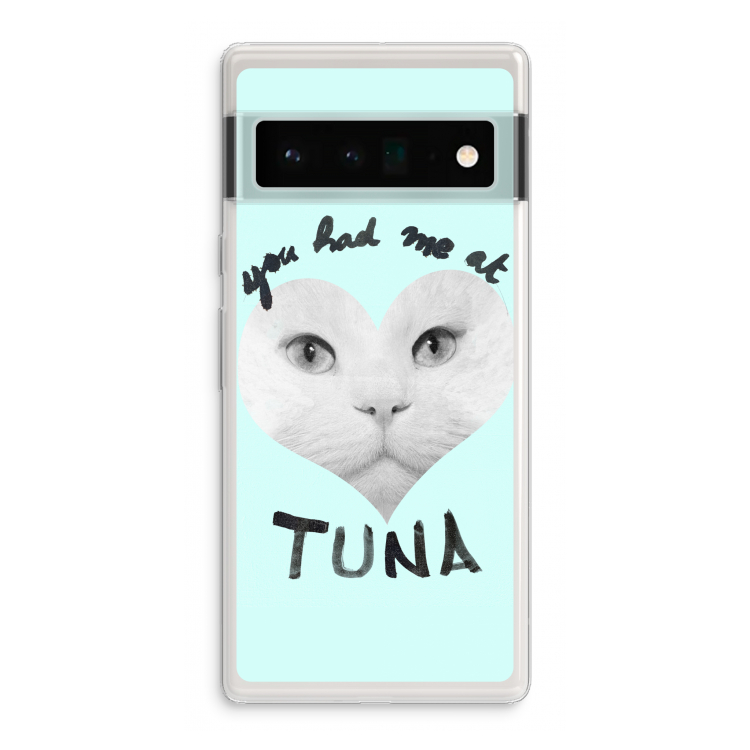 You had me at tuna: Google Pixel 6 Pro Transparant Hoesje