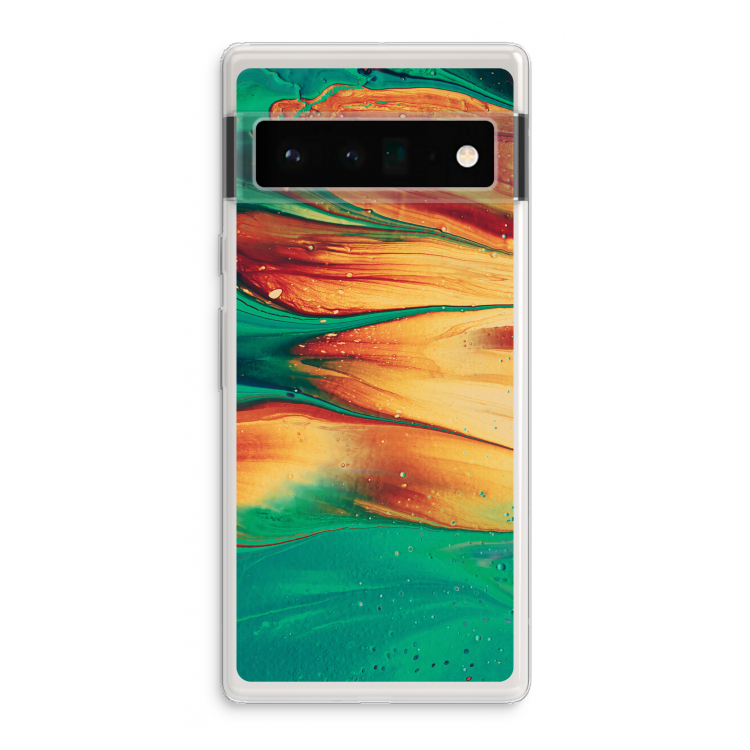 Green Inferno: Google Pixel 6 Pro Transparant Hoesje