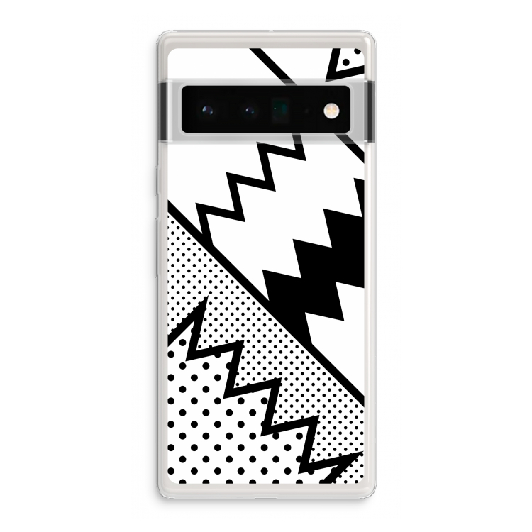 Pop Art #5: Google Pixel 6 Pro Transparant Hoesje