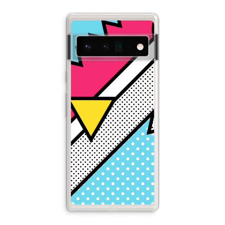 Pop Art #3: Google Pixel 6 Pro Transparant Hoesje