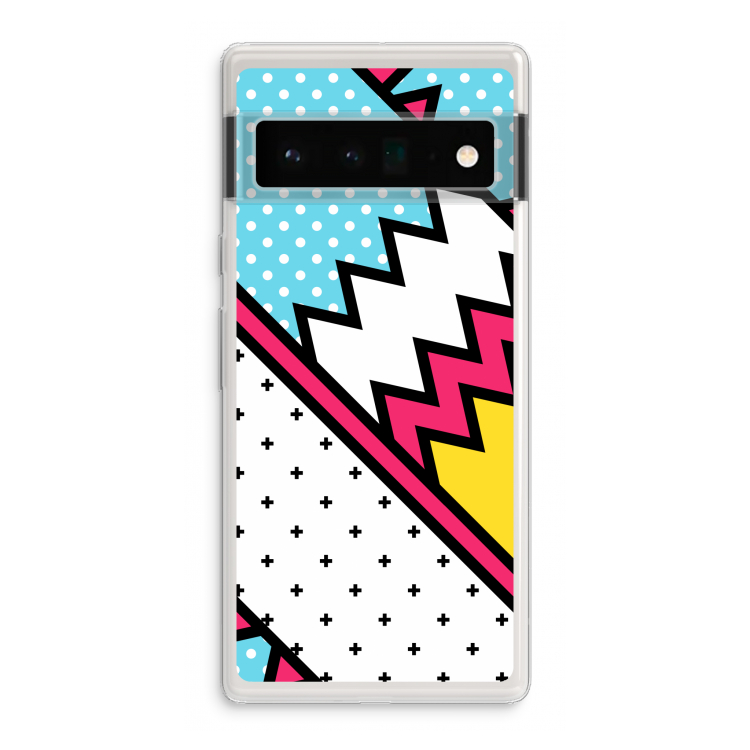 Pop Art #2: Google Pixel 6 Pro Transparant Hoesje