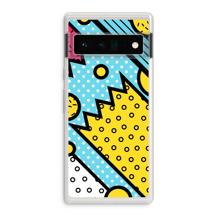 Pop Art #1: Google Pixel 6 Pro Transparant Hoesje
