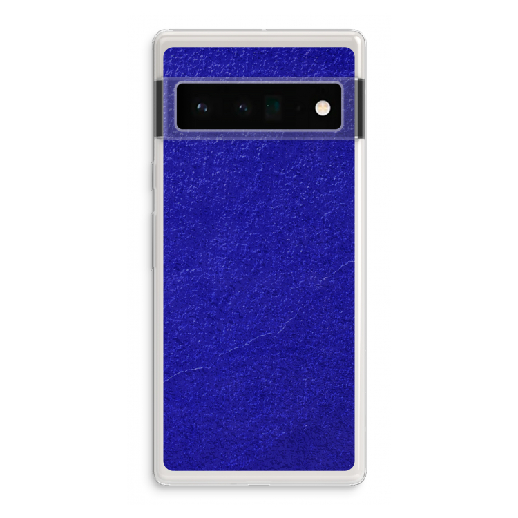 Majorelle Blue: Google Pixel 6 Pro Transparant Hoesje